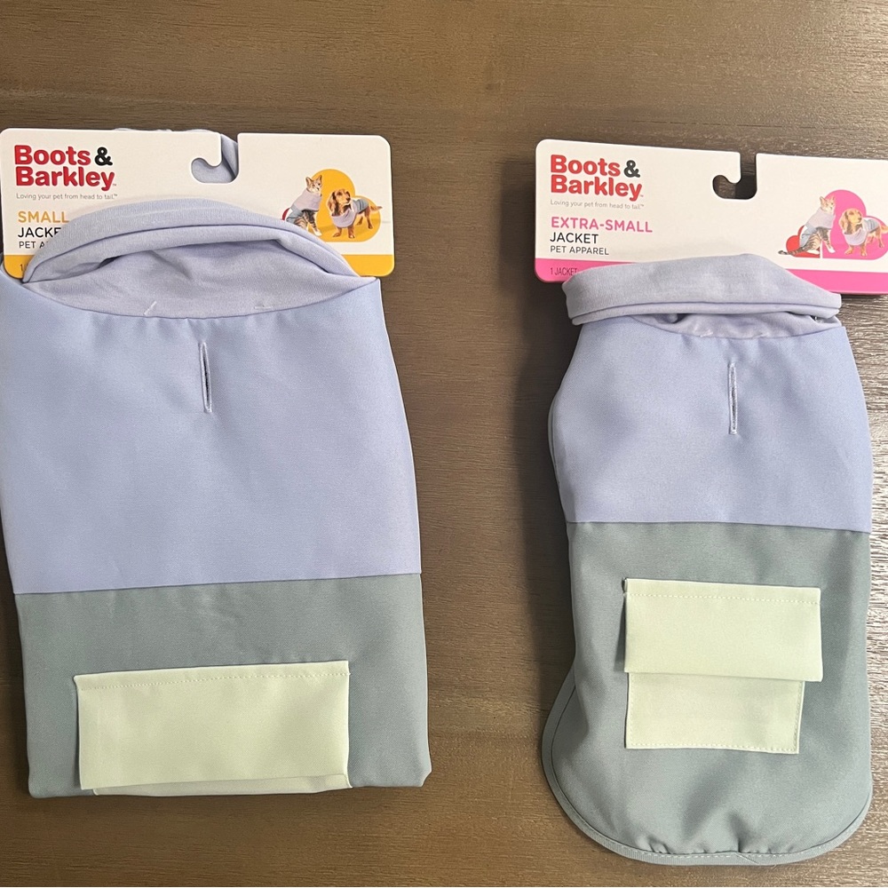 NEW-Spring Dog Jacket -XS & SMALL- Boots & Barkley - Picture 2 of 8